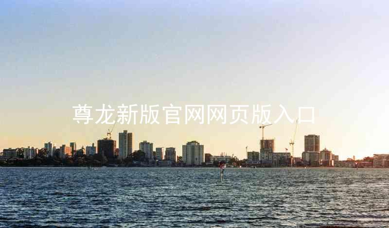 尊龙新版官网网页版入口